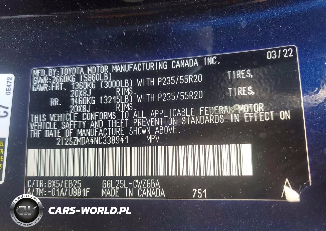 2022 Lexus Rx 350 F Sport VIN:2T2SZMDA4NC338941 - 14