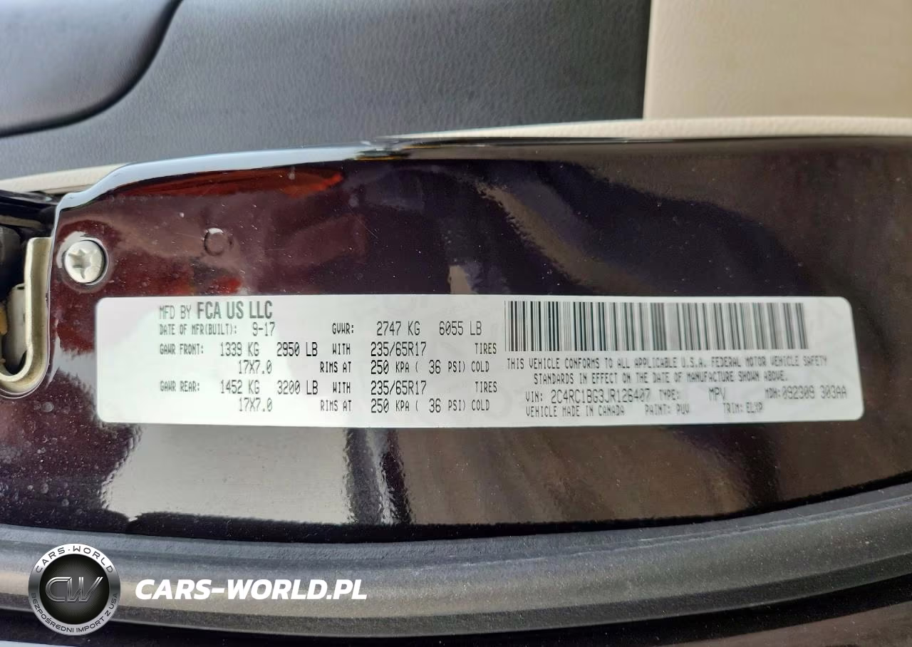 2018 Chrysler Pacifica Touring L VIN:2C4RC1BG3JR126407 - 13
