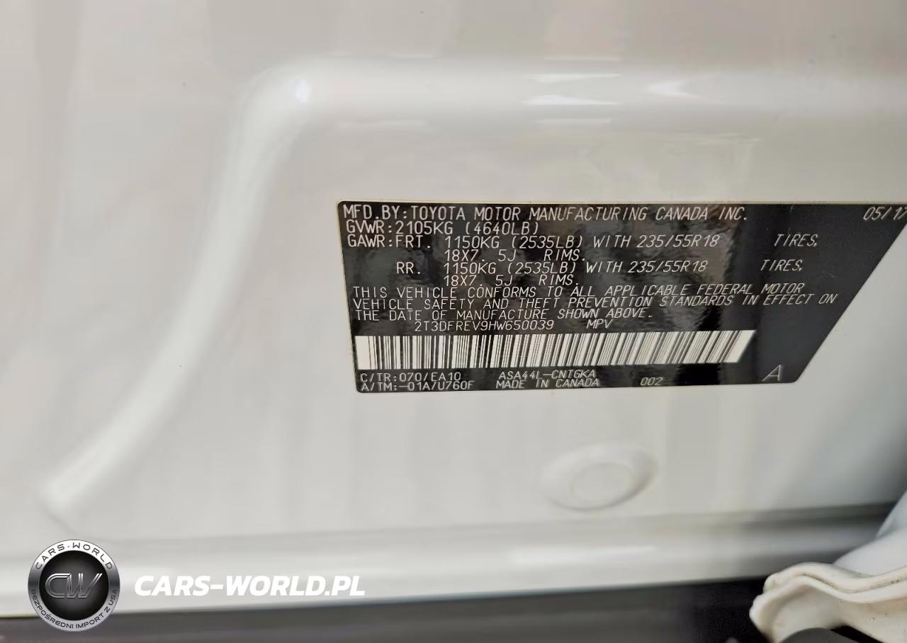 2017 Toyota Rav4 Limited VIN:2T3DFREV9HW650039 - 13
