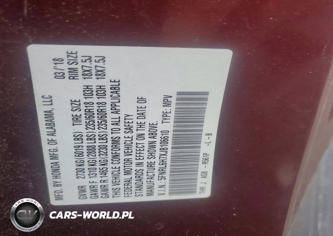 2018 Honda Odyssey Exl VIN:5FNRL6H7XJB106610 - 13