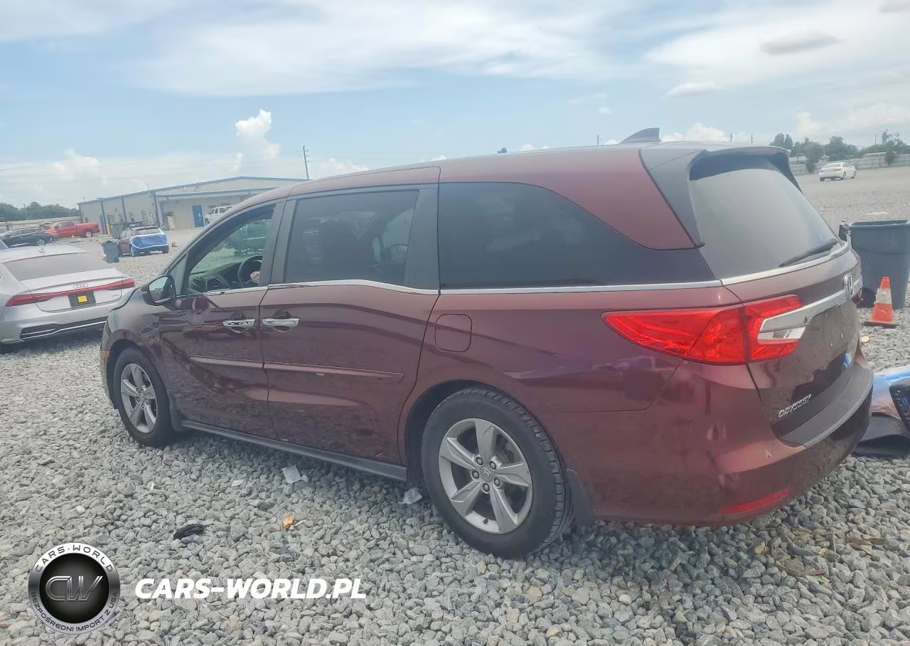 2018 Honda Odyssey Exl VIN:5FNRL6H7XJB106610 - 2
