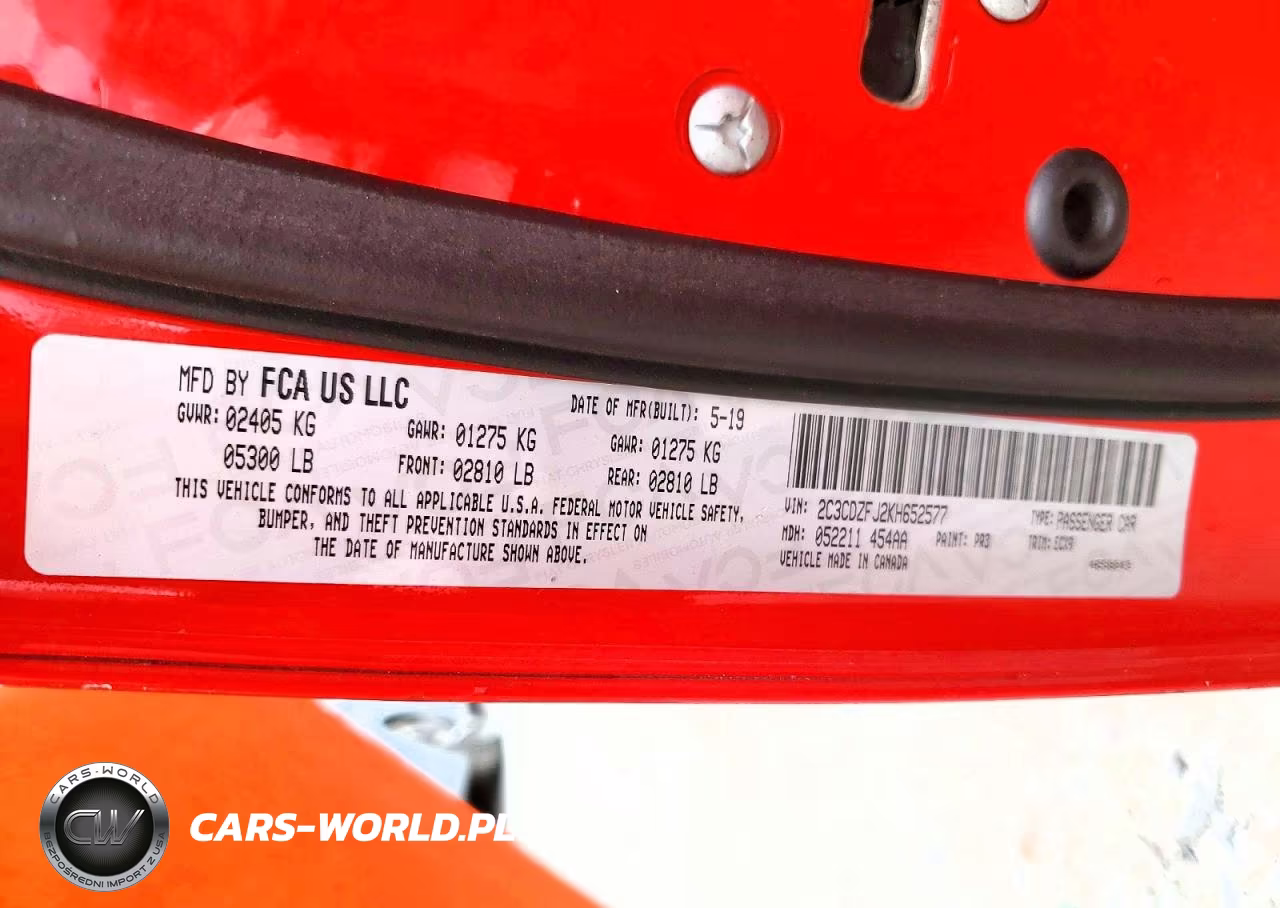 2019 Dodge Challenger R-T Scat Pack VIN:2C3CDZFJ2KH652577 - 13