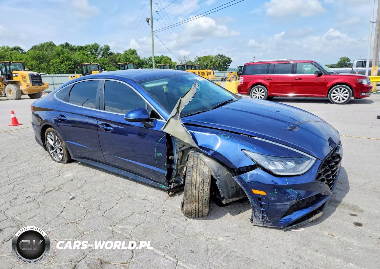 2021 Hyundai Sonata Sel VIN:5NPEL4JA9MH116639 - 4
