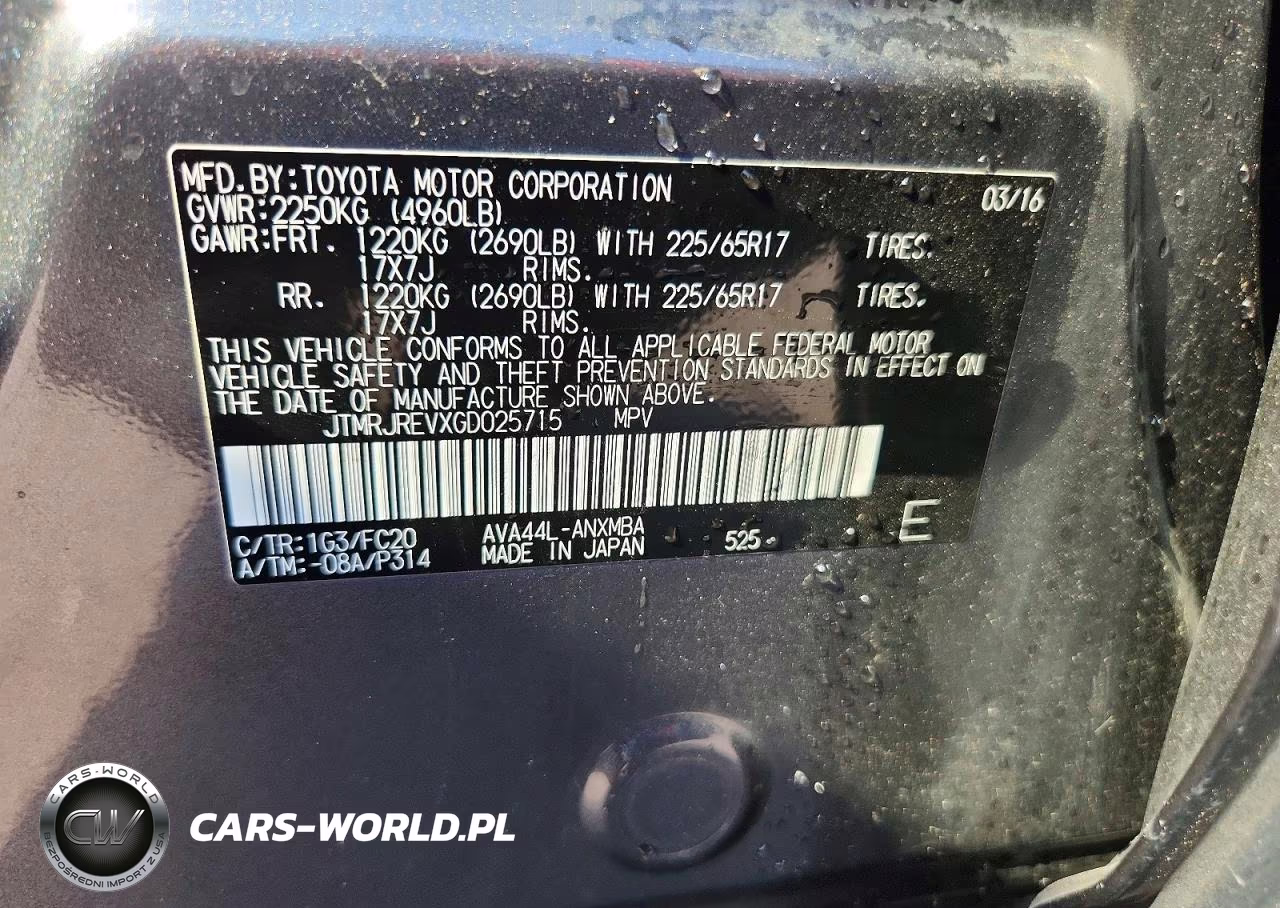 2016 Toyota Rav4 Hv Xle VIN:JTMRJREVXGD025715 - 13