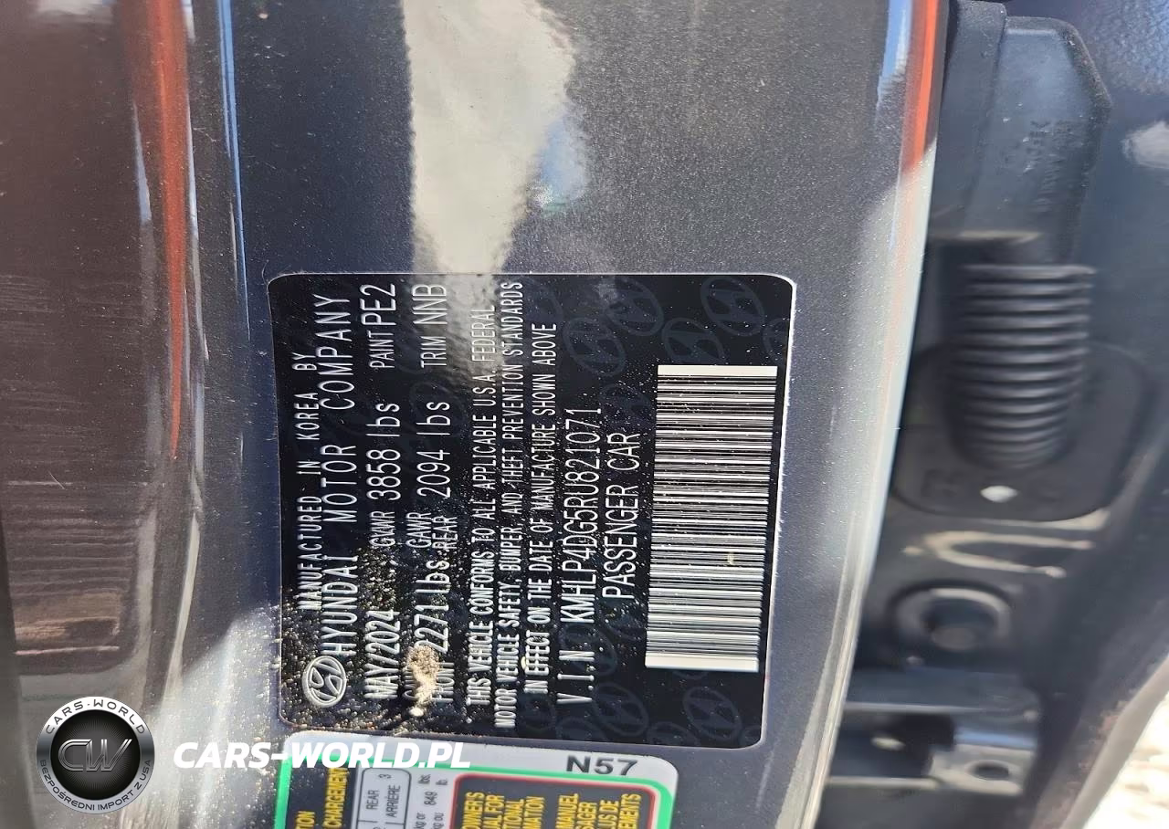 2024 Hyundai Elantra Limited VIN:KMHLP4DG5RU821071 - 13