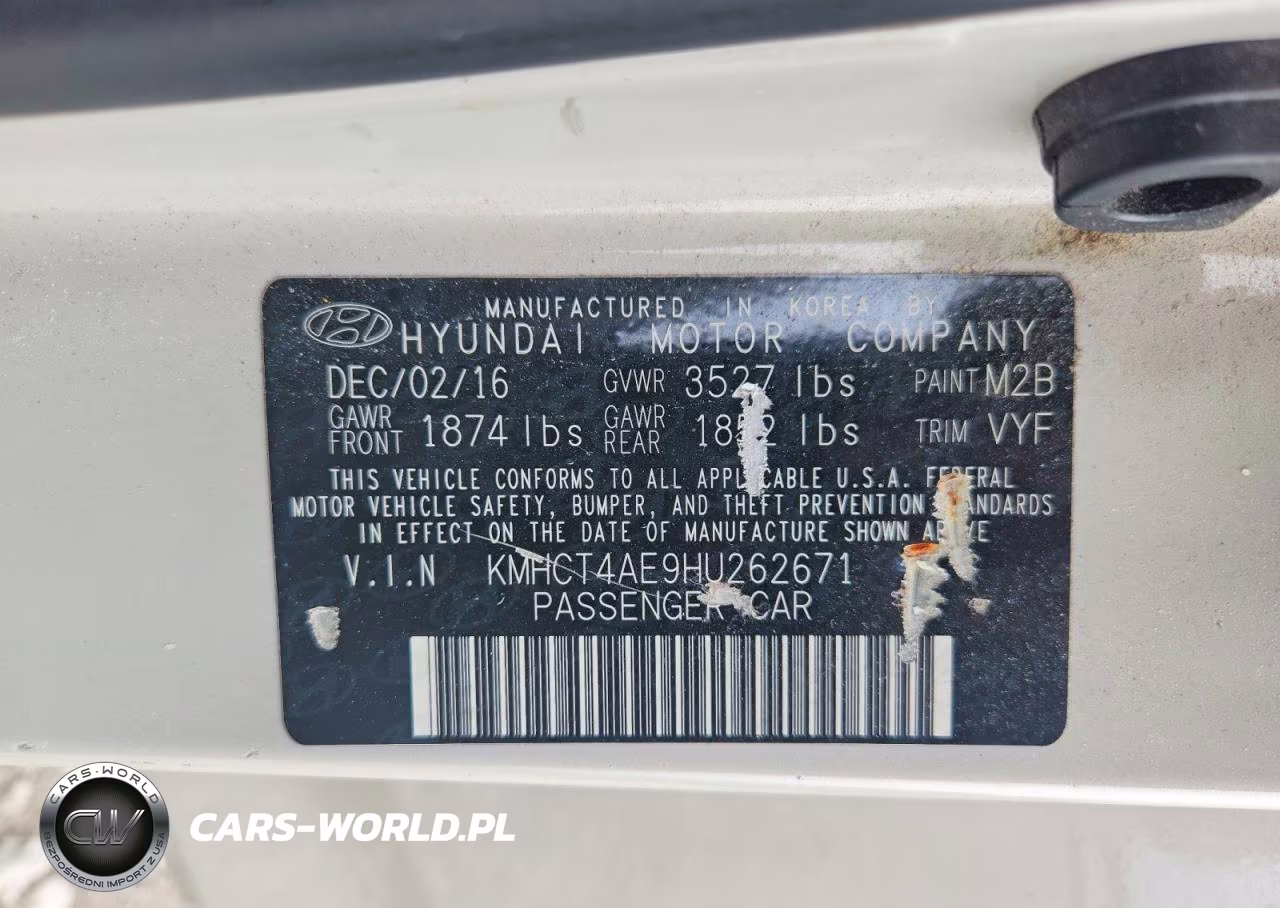 2017 Hyundai Accent Se VIN:KMHCT4AE9HU262671 - 13