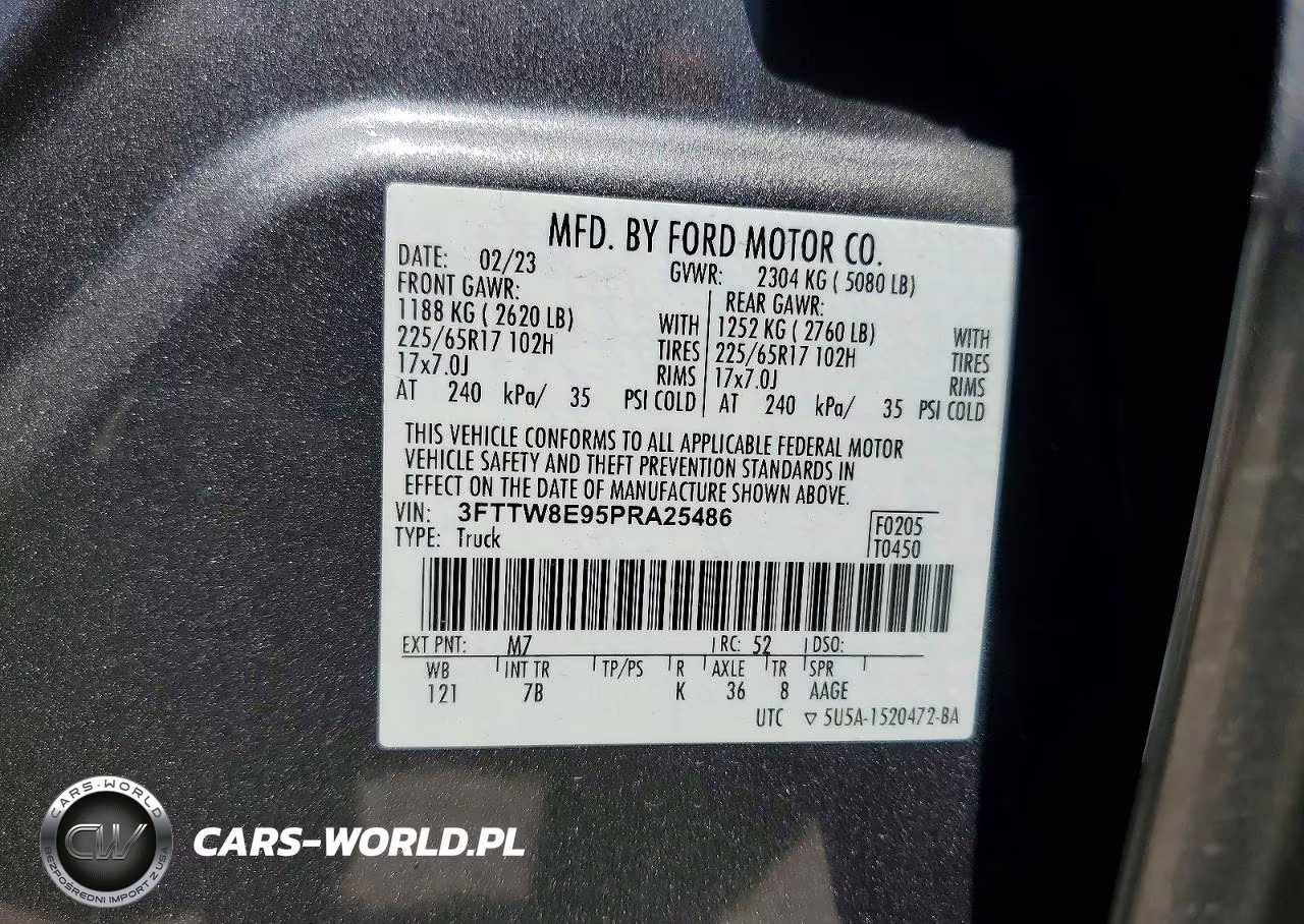 2023 Ford Maverick Xl VIN:3FTTW8E95PRA25486 - 13