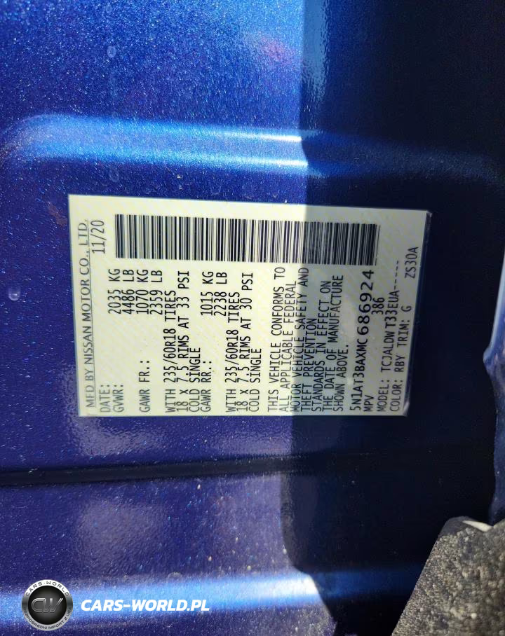 2021 Nissan Rogue Sv VIN:5N1AT3BAXMC686924 - 13