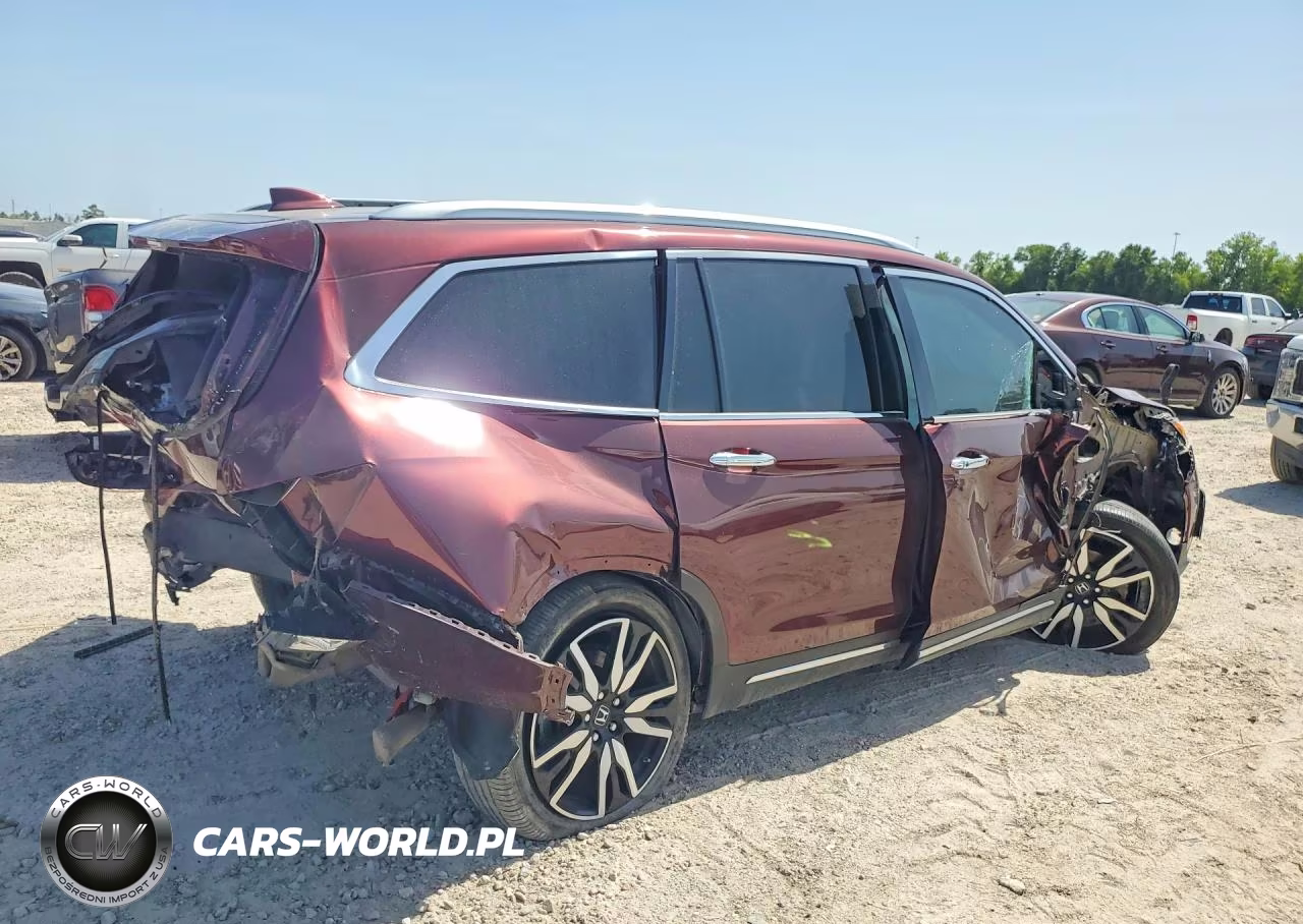 2022 Honda Pilot Awd Elite VIN:5FNYF6H01NB094844 - 3