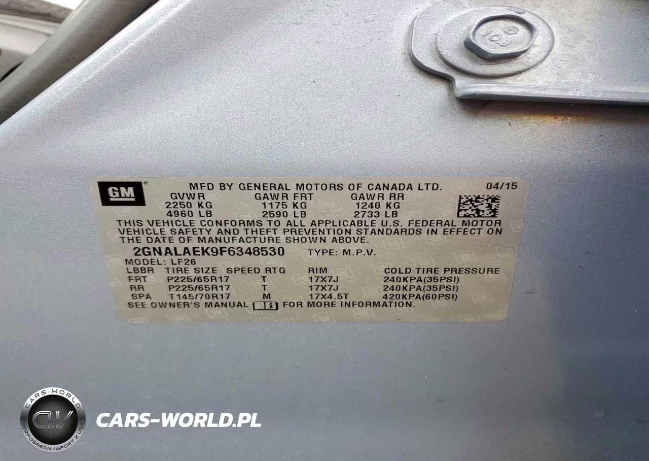 2015 Chevrolet Equinox Ls VIN:2GNALAEK9F6348530 - 13