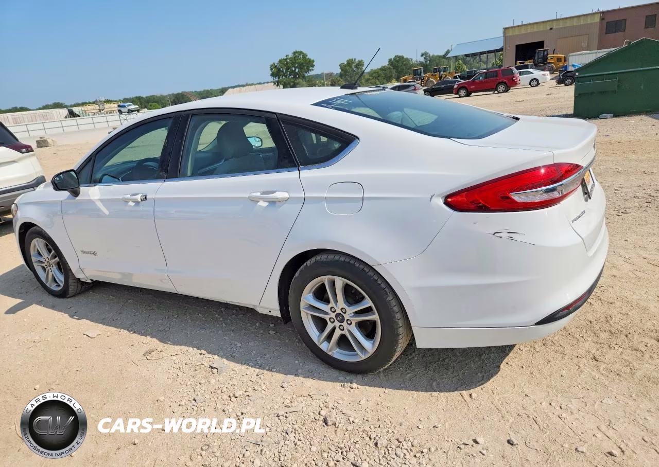 2018 Ford Fusion S Hybrid VIN:3FA6P0UU3JR141834 - 2