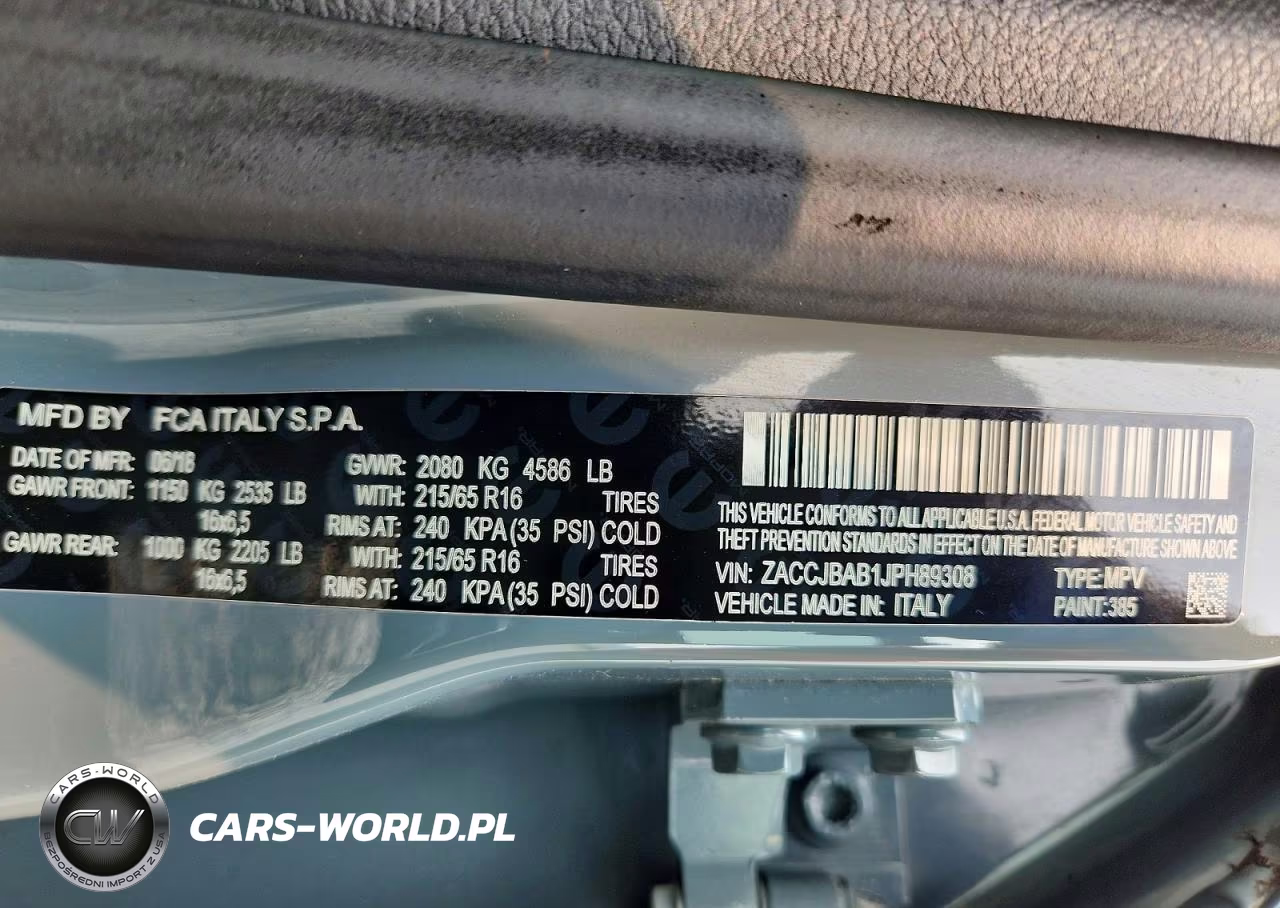 2018 Jeep Renegade Sport VIN:ZACCJBAB1JPH89308 - 13