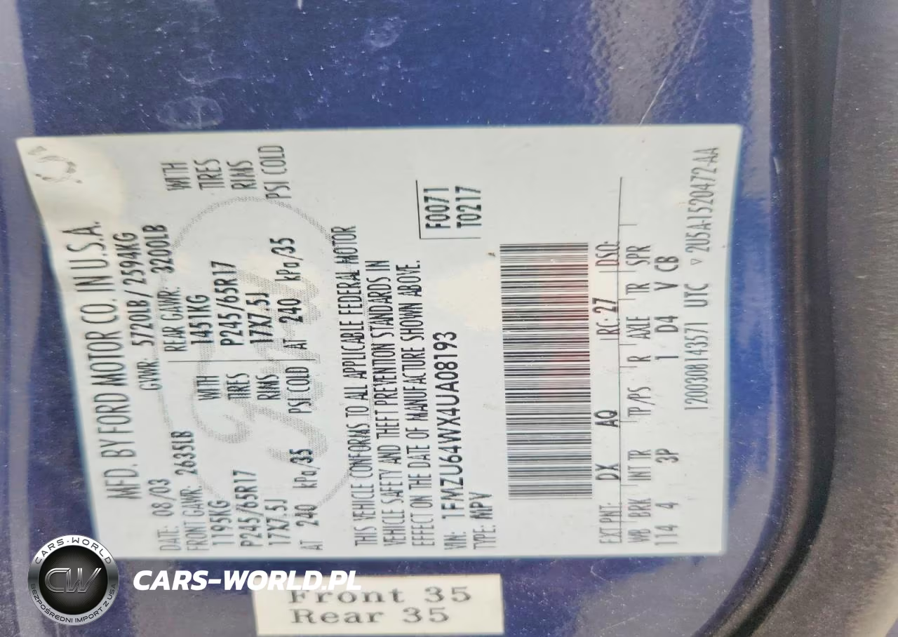 2004 Ford Explorer Eddie Bauer VIN:1FMZU64WX4UA08193 - 14