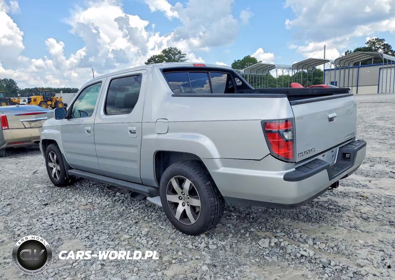 2014 Honda Ridgeline Rtl-S VIN:5FPYK1F61EB007179 - 2
