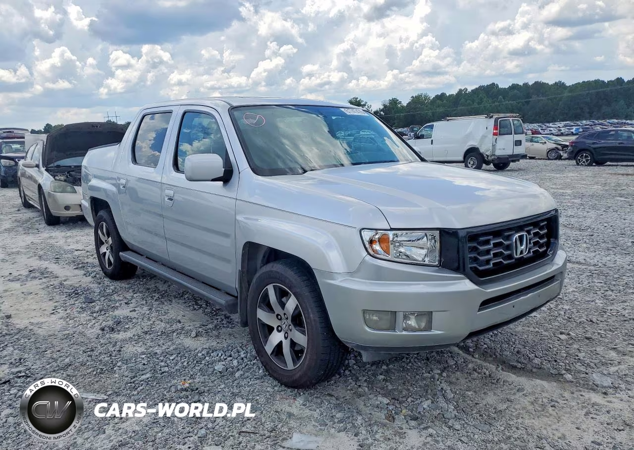2014 Honda Ridgeline Rtl-S VIN:5FPYK1F61EB007179 - 4