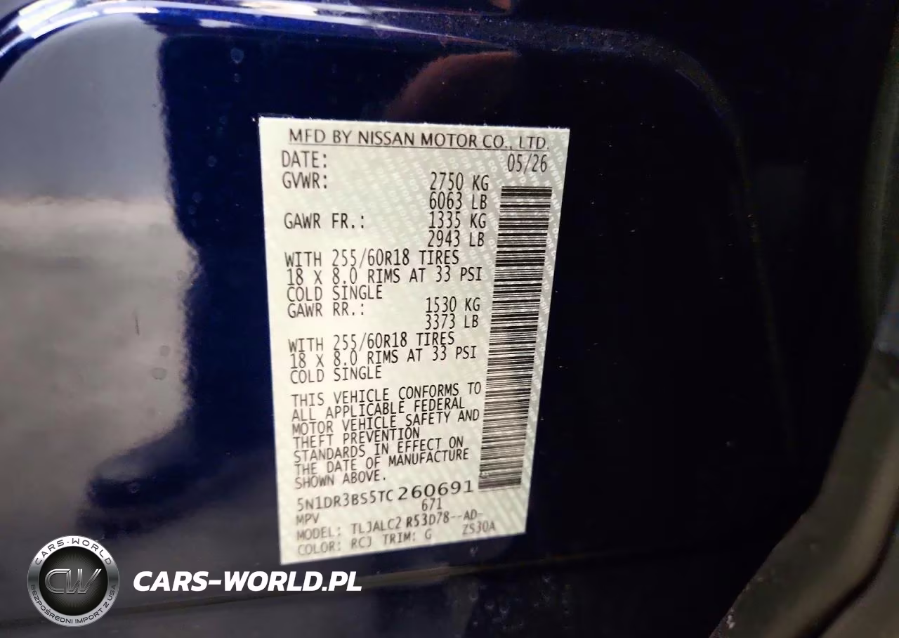 2026 Nissan Pathfinder Sv VIN:5N1DR3BS5TC260691 - 13