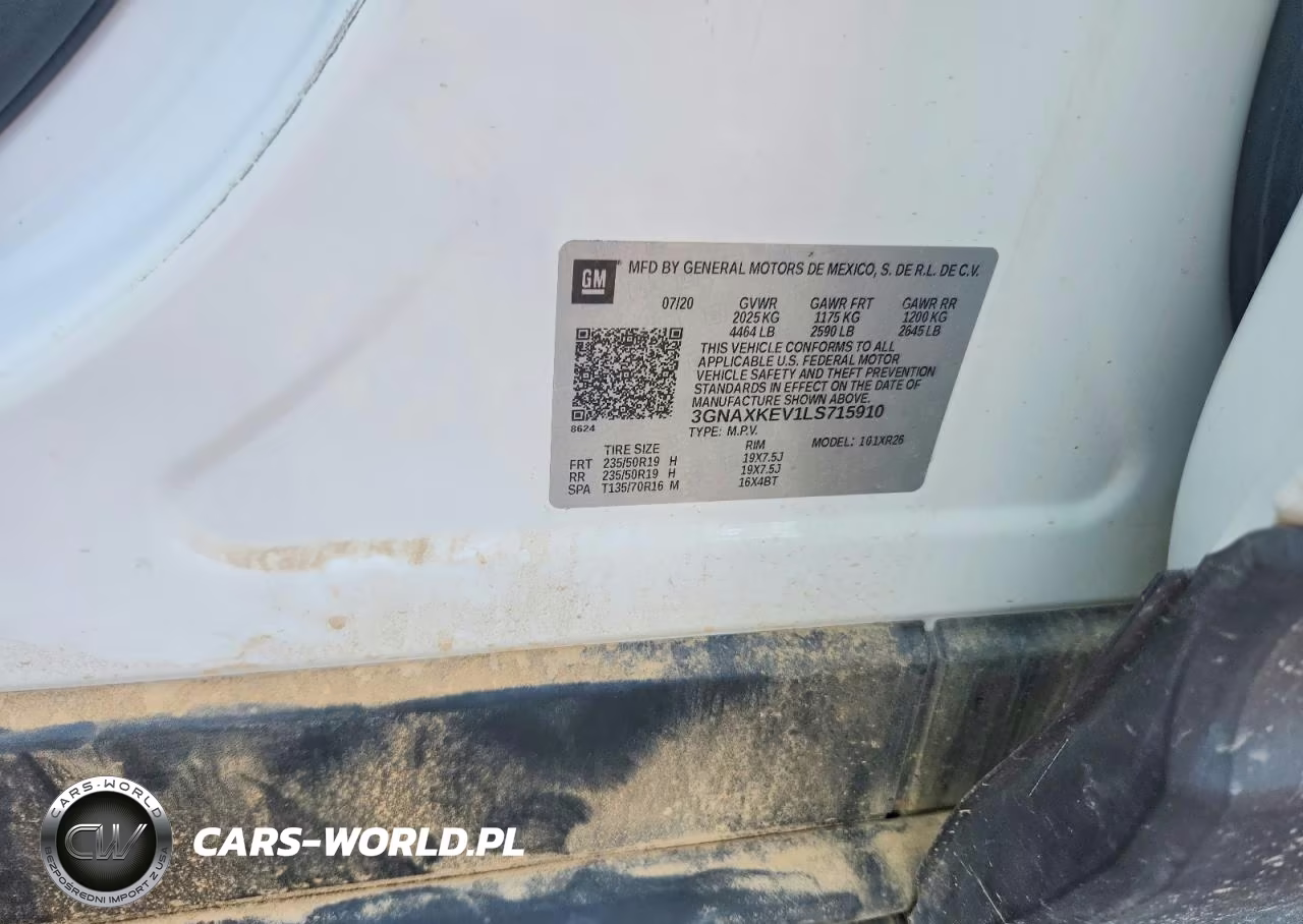 2020 Chevrolet Equinox Lt VIN:3GNAXKEV1LS715910 - 13