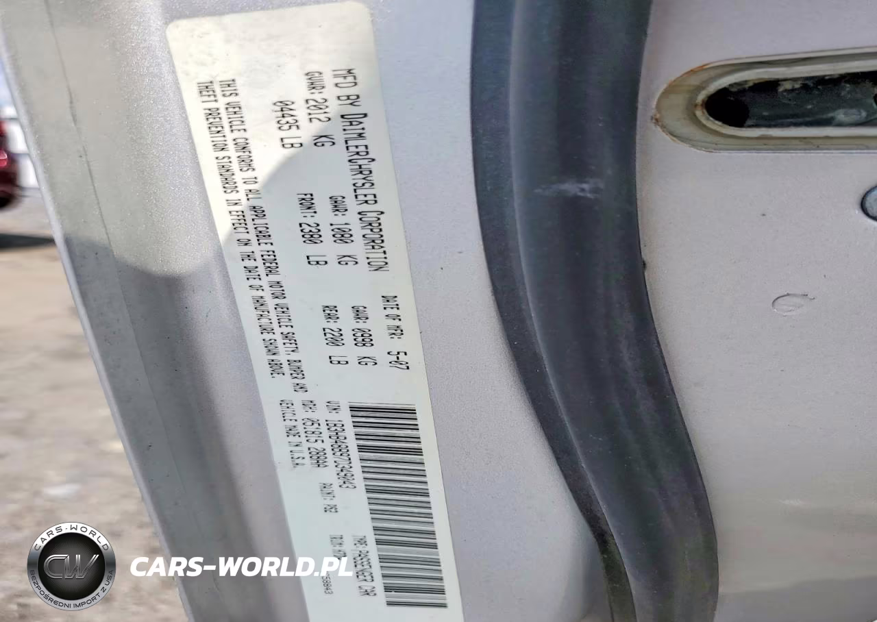 2007 Dodge Caliber Sxt VIN:1B3HB48B97D349043 - 12