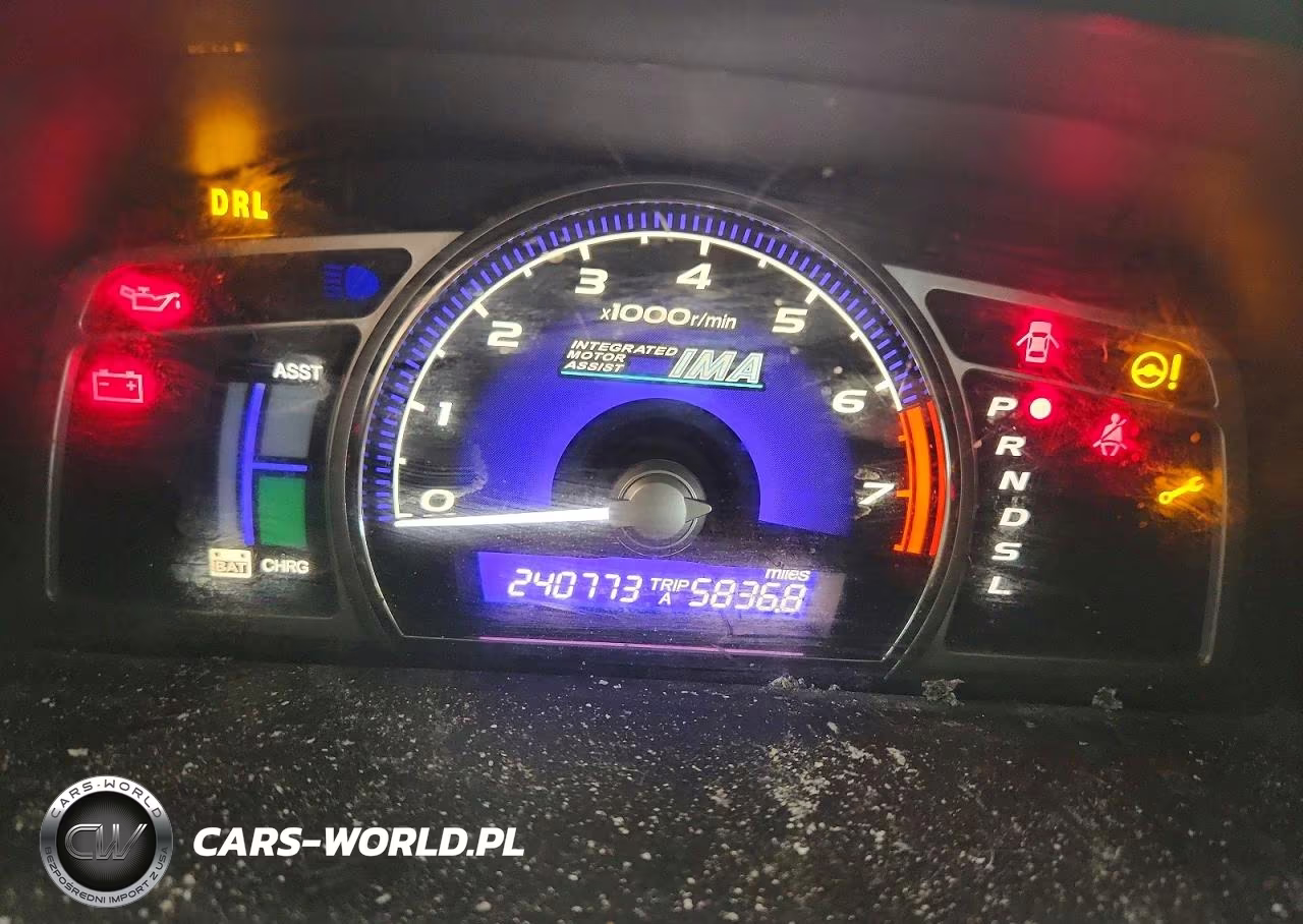 2007 Honda Civic Hybrid VIN:JHMFA36217S014388 - 9