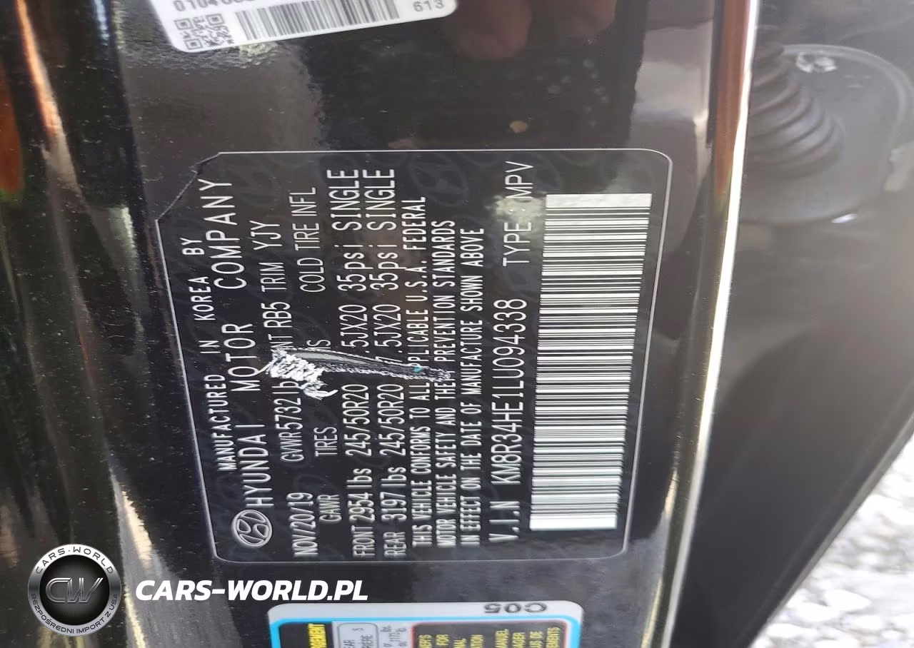 2020 Hyundai Palisade Sel VIN:KM8R34HE1LU094338 - 13