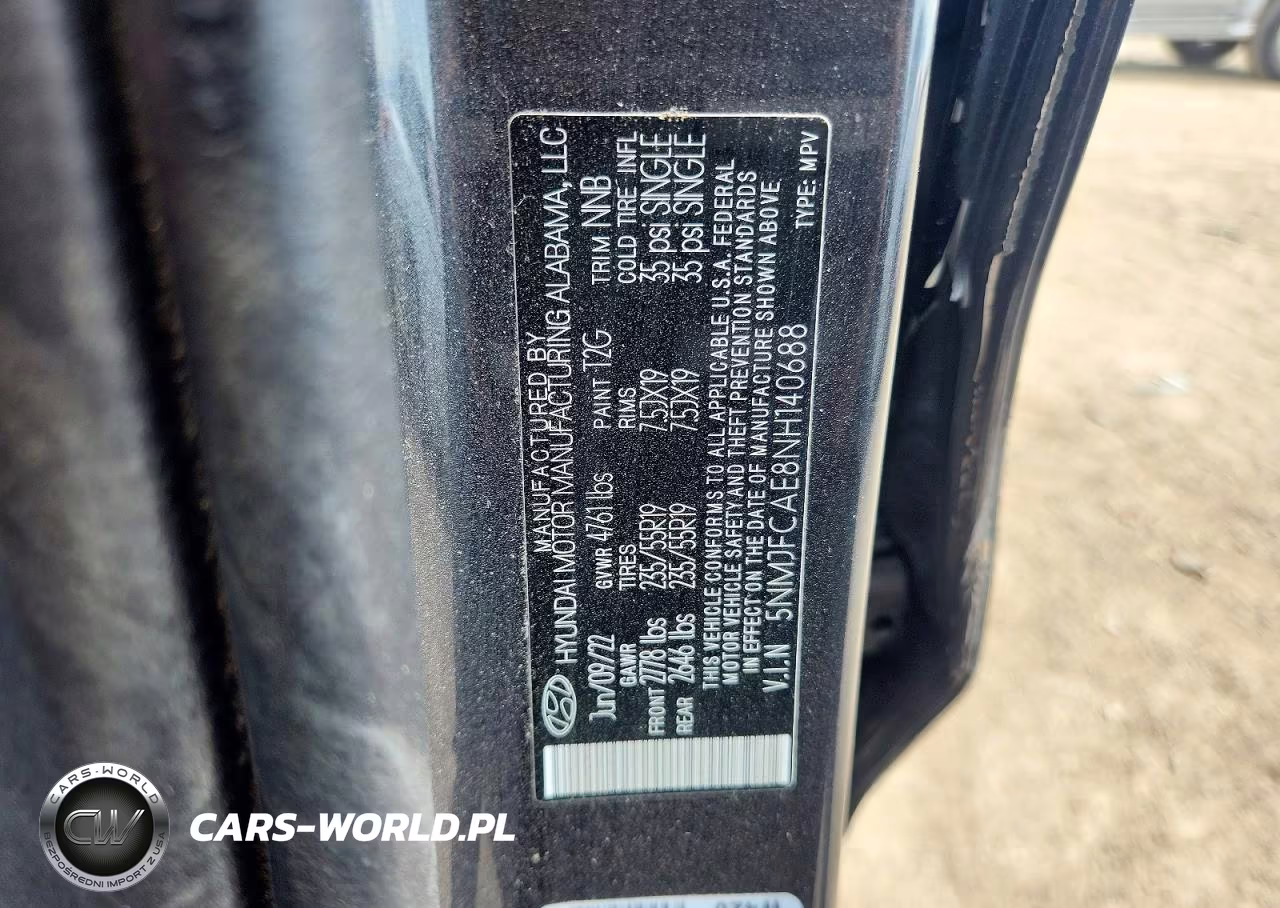 2022 Hyundai Tucson Sel VIN:5NMJFCAE8NH140688 - 12