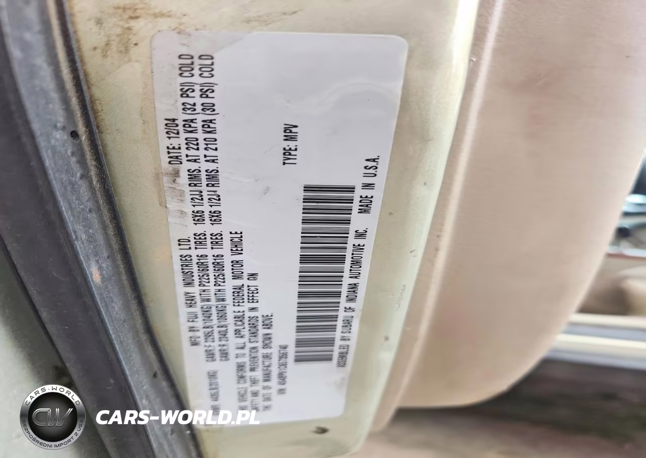 2005 Subaru Outback VIN:4S4BP61C657356740 - 12