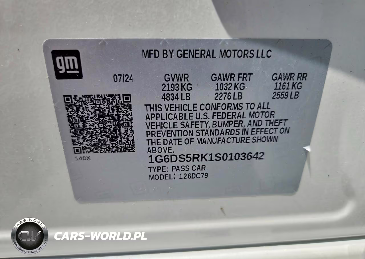 2025 Cadillac Ct5 Premium Luxury VIN:1G6DS5RK1S0103642 - 12