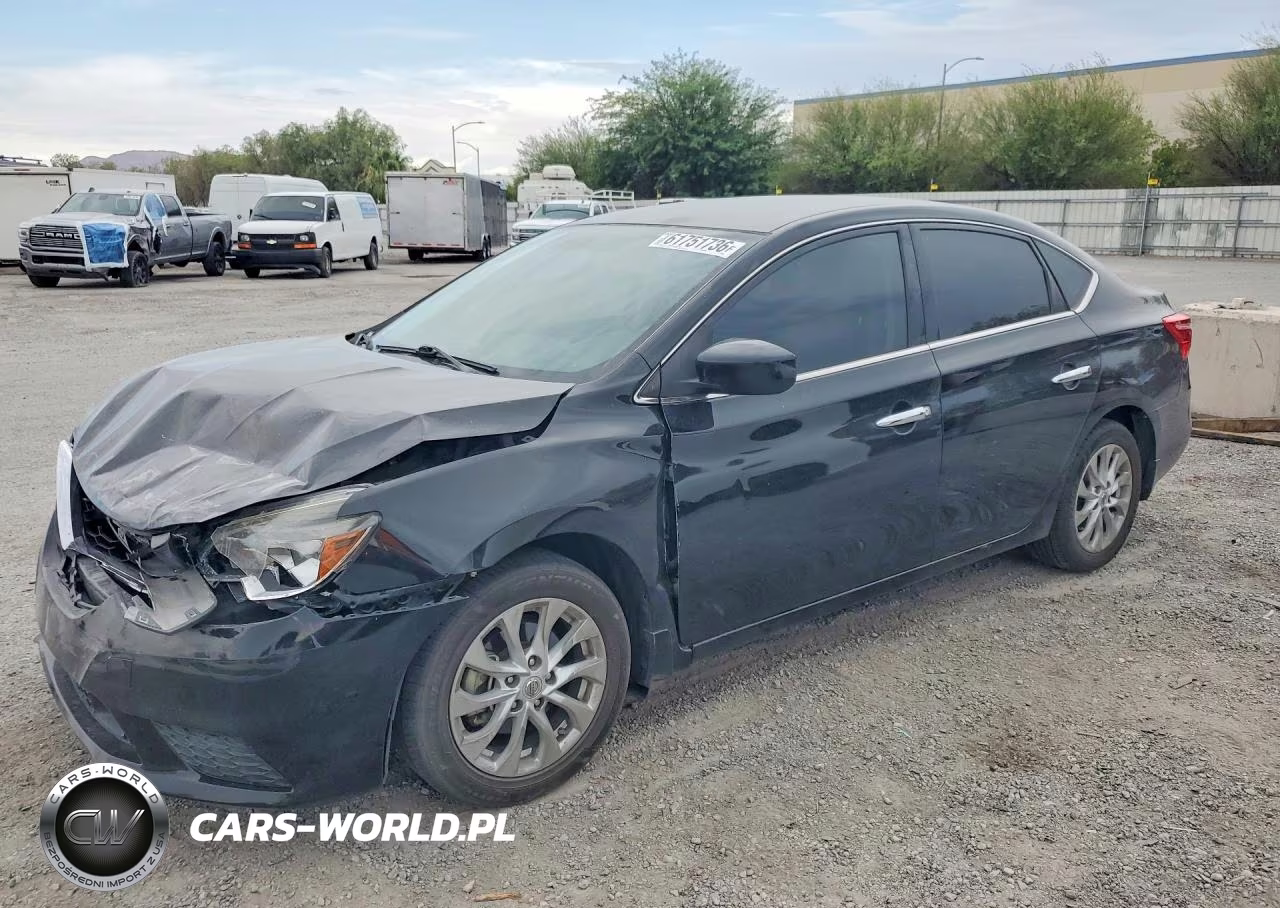 2019 Nissan Sentra Sv VIN:3N1AB7AP8KY286033 - 1