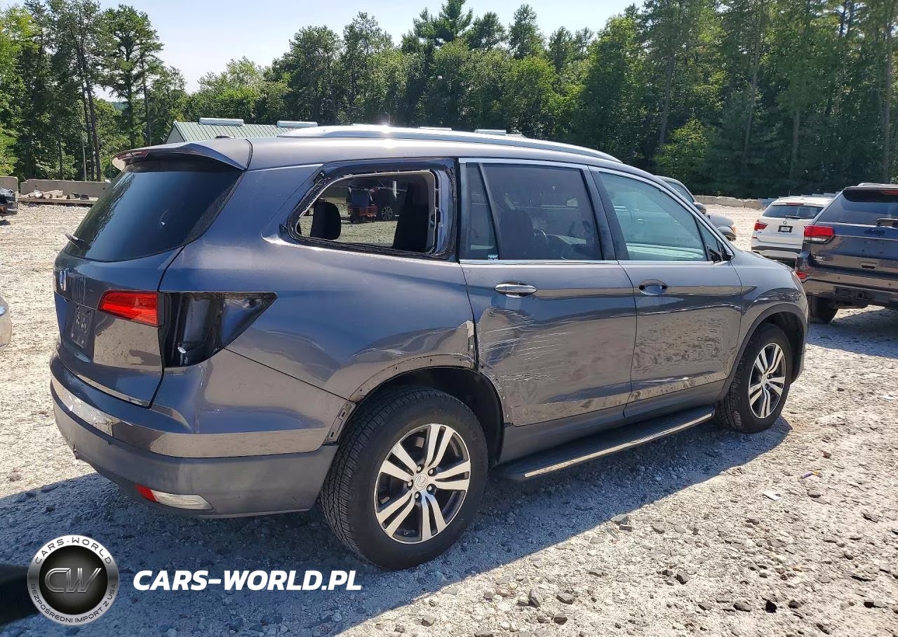 2016 Honda Pilot Exl VIN:5FNYF5H66GB017968 - 3