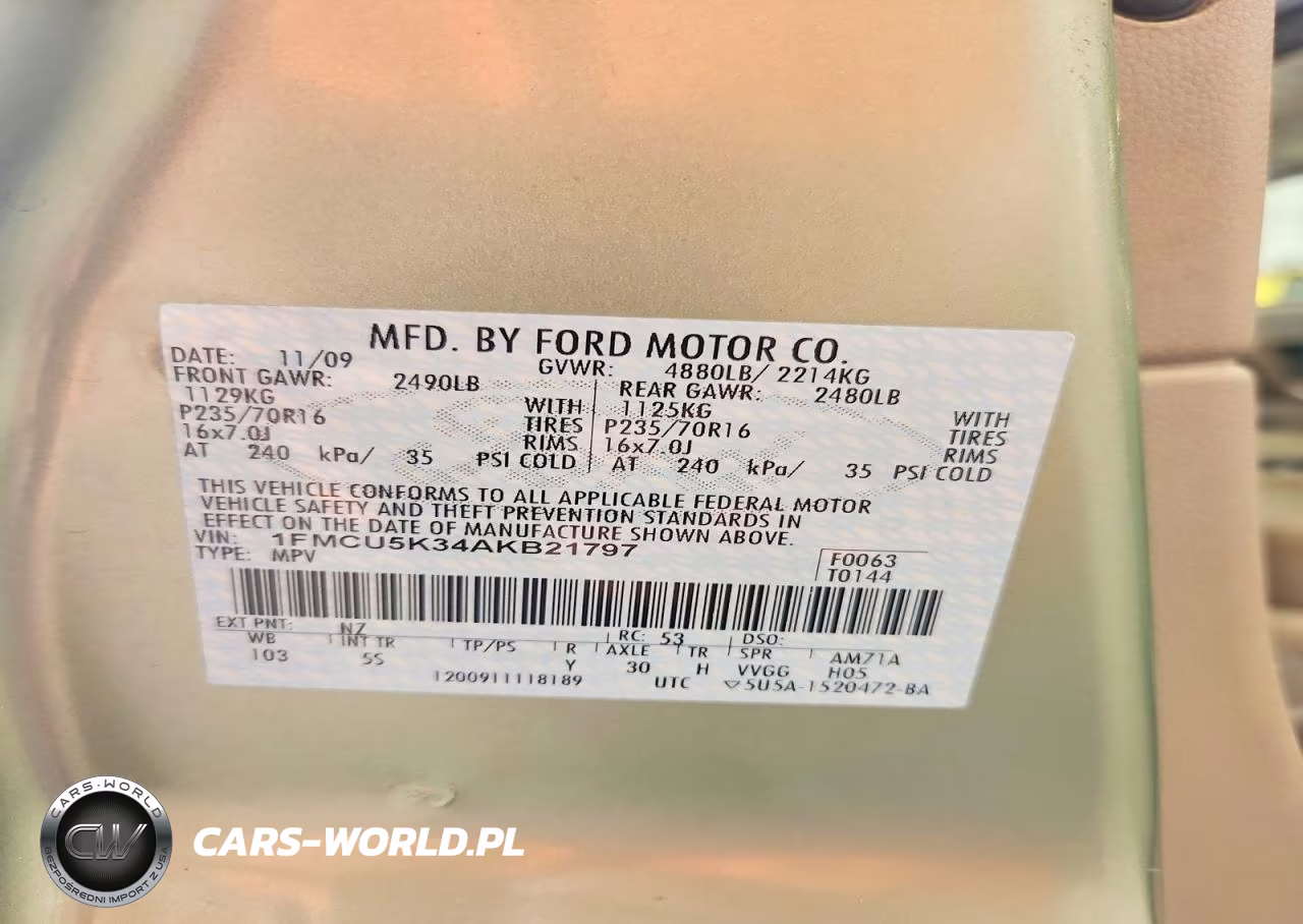 2010 Ford Escape Hybrid VIN:1FMCU5K34AKB21797 - 13
