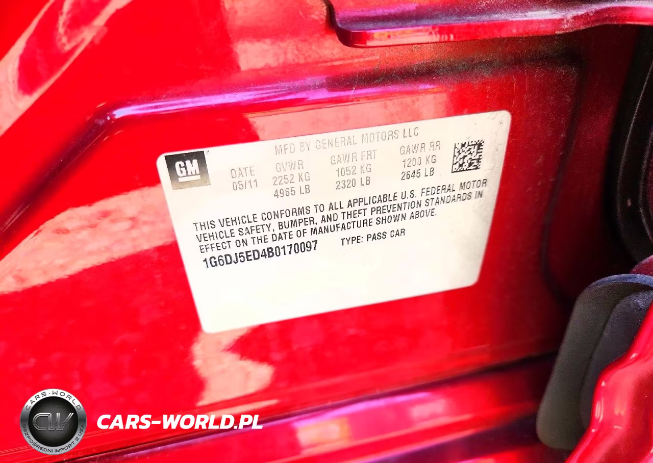 2011 Cadillac Cts Performance Collection VIN:1G6DJ5ED4B0170097 - 12