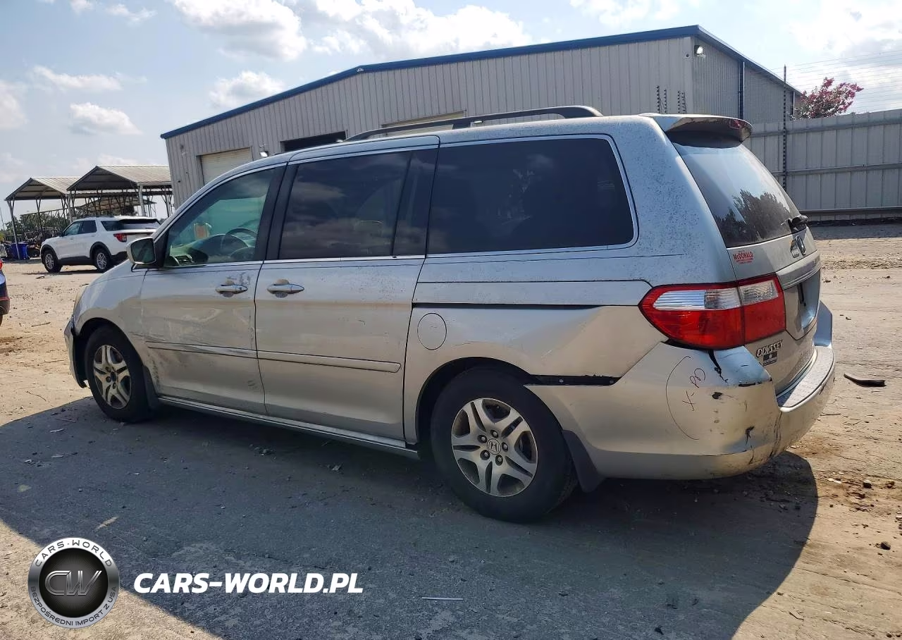 2007 Honda Odyssey Exl VIN:5FNRL38707B073902 - 2