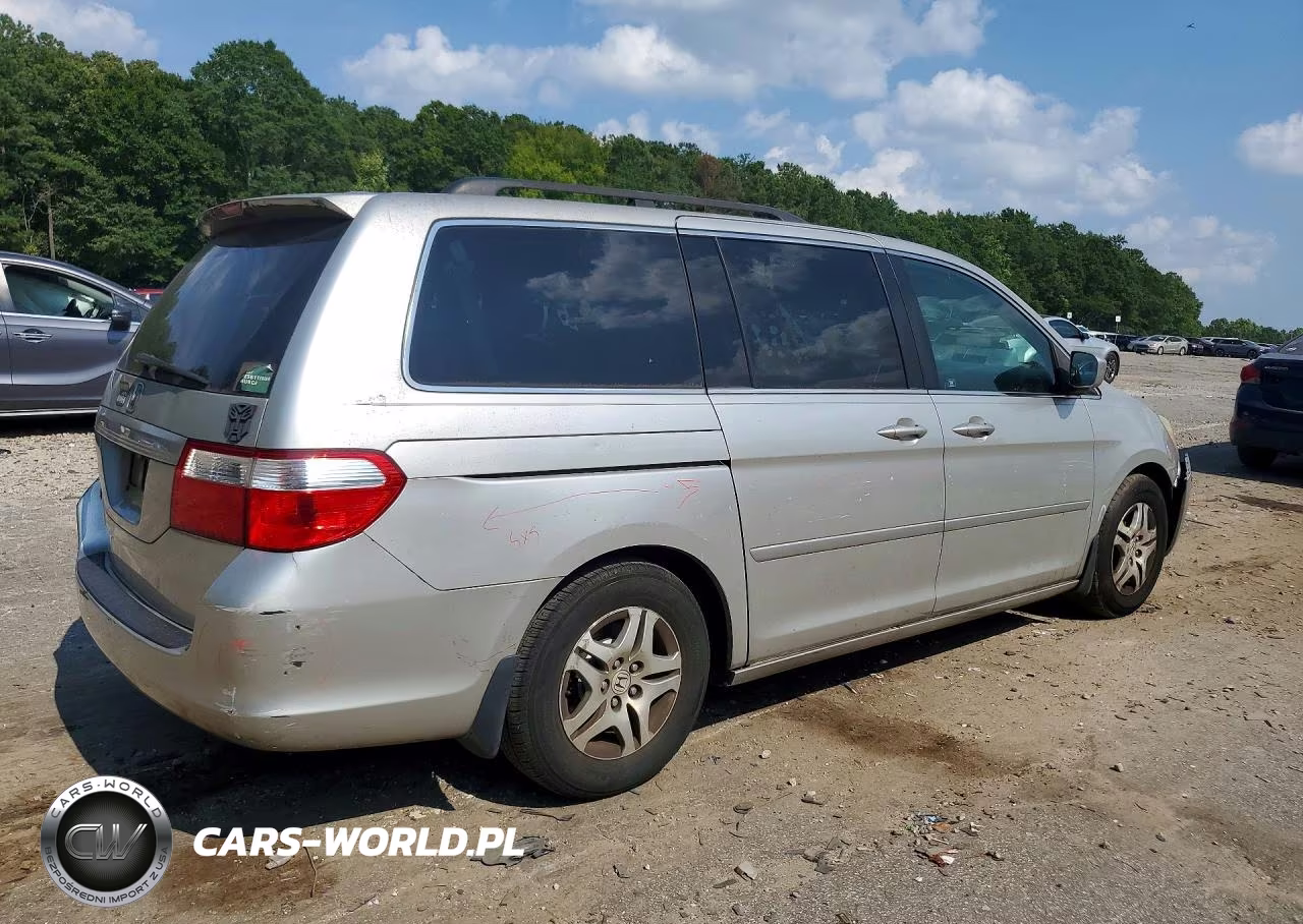 2007 Honda Odyssey Exl VIN:5FNRL38707B073902 - 3