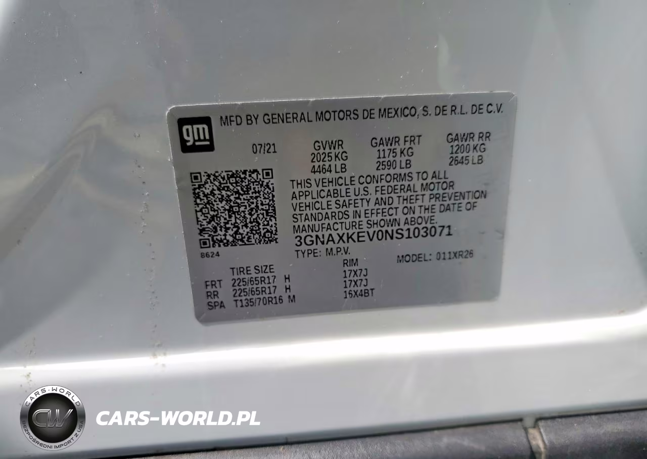2022 Chevrolet Equinox Lt VIN:3GNAXKEV0NS103071 - 14
