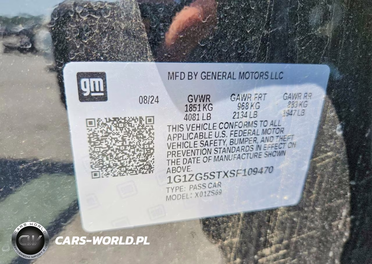 2025 Chevrolet Malibu Rs VIN:1G1ZG5STXSF109470 - 12