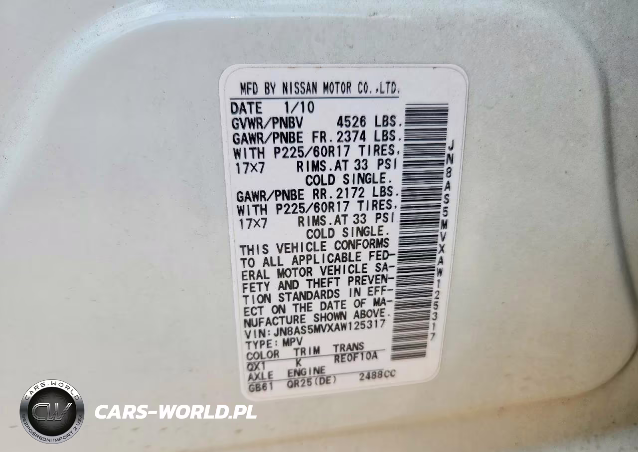 2010 Nissan Rogue S VIN:JN8AS5MVXAW125317 - 13