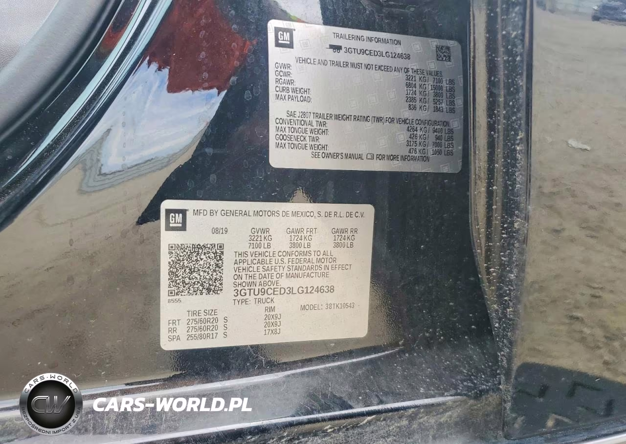 2020 GMC Sierra K1500 Elevation VIN:3GTU9CED3LG124638 - 12