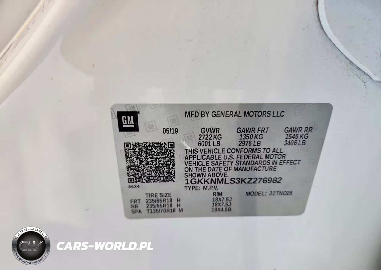 2019 GMC Acadia Slt-1 VIN:1GKKNMLS3KZ276982 - 13