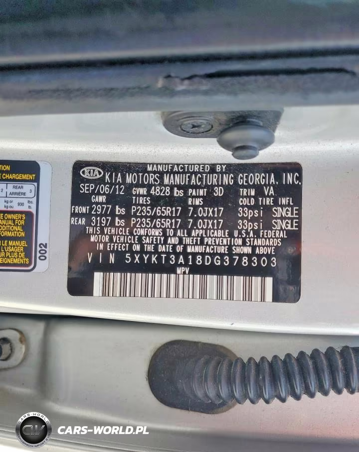 2013 Kia Sorento Lx VIN:5XYKT3A18DG378303 - 13