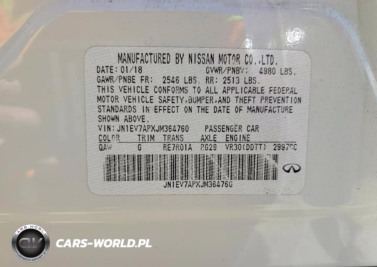 2018 Infiniti Q50 3.0T Luxe VIN:JN1EV7APXJM364760 - 12