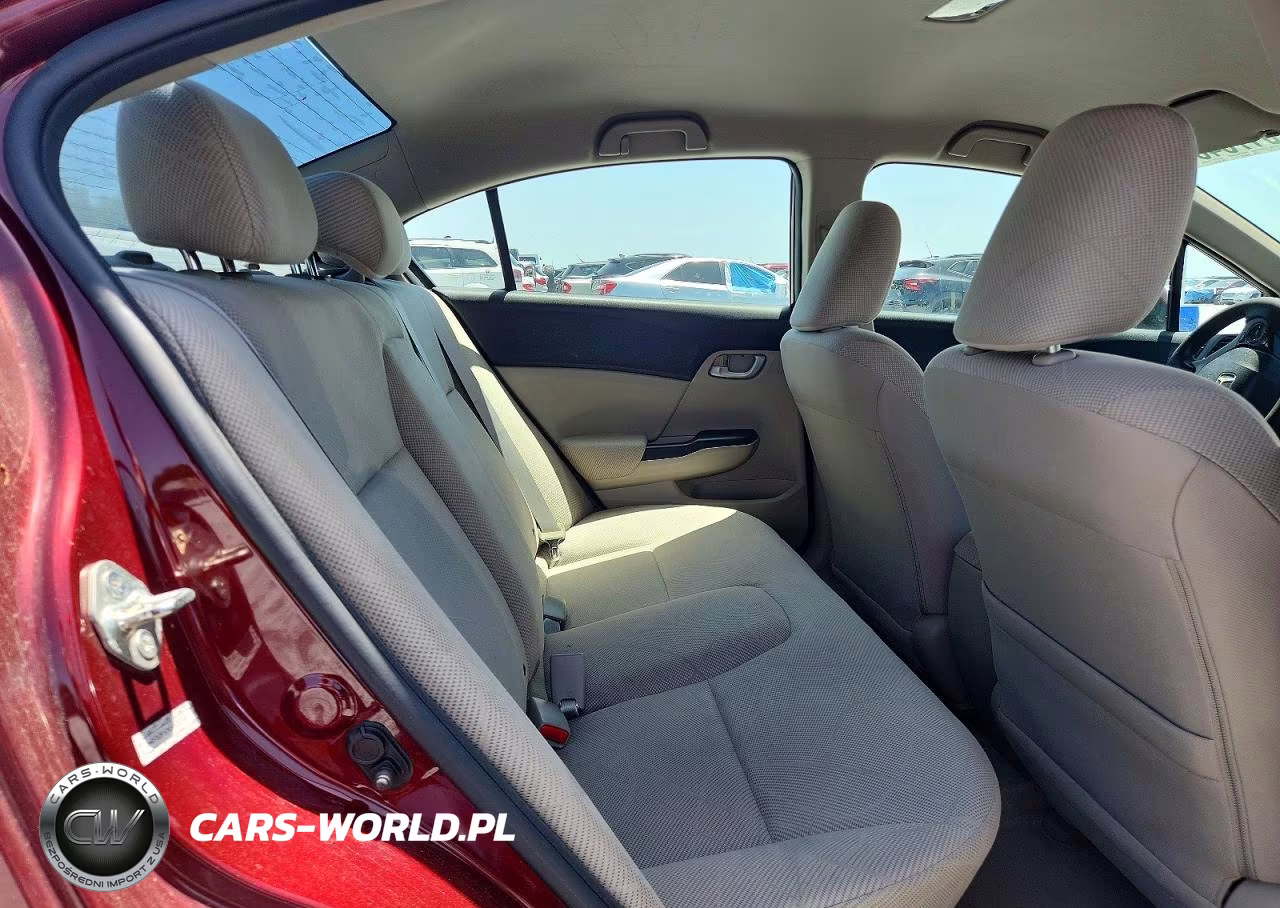 2012 Honda Civic Lx VIN:2HGFB2F57CH532740 - 10