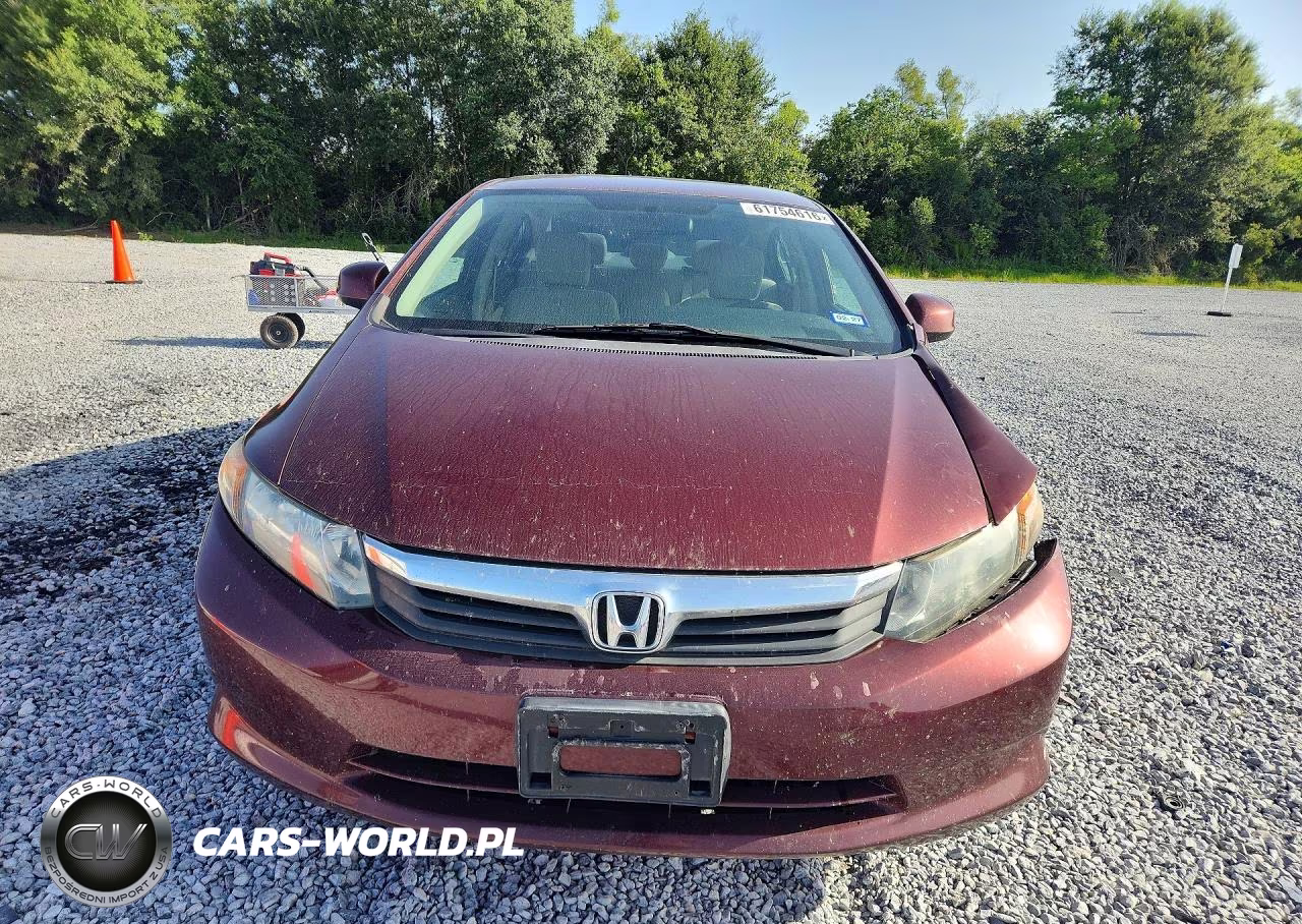 2012 Honda Civic Lx VIN:2HGFB2F57CH532740 - 5