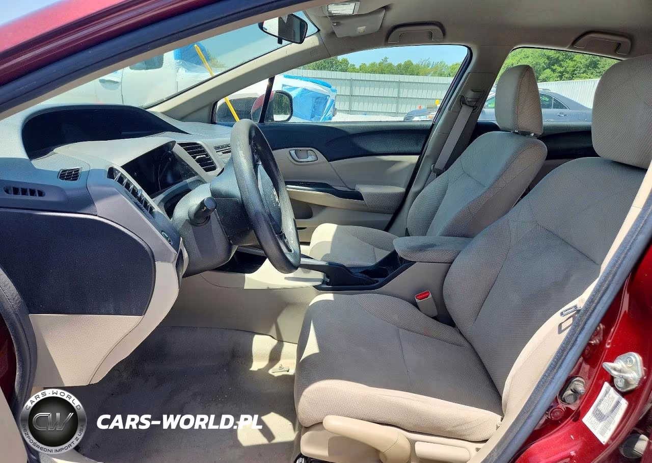 2012 Honda Civic Lx VIN:2HGFB2F57CH532740 - 7