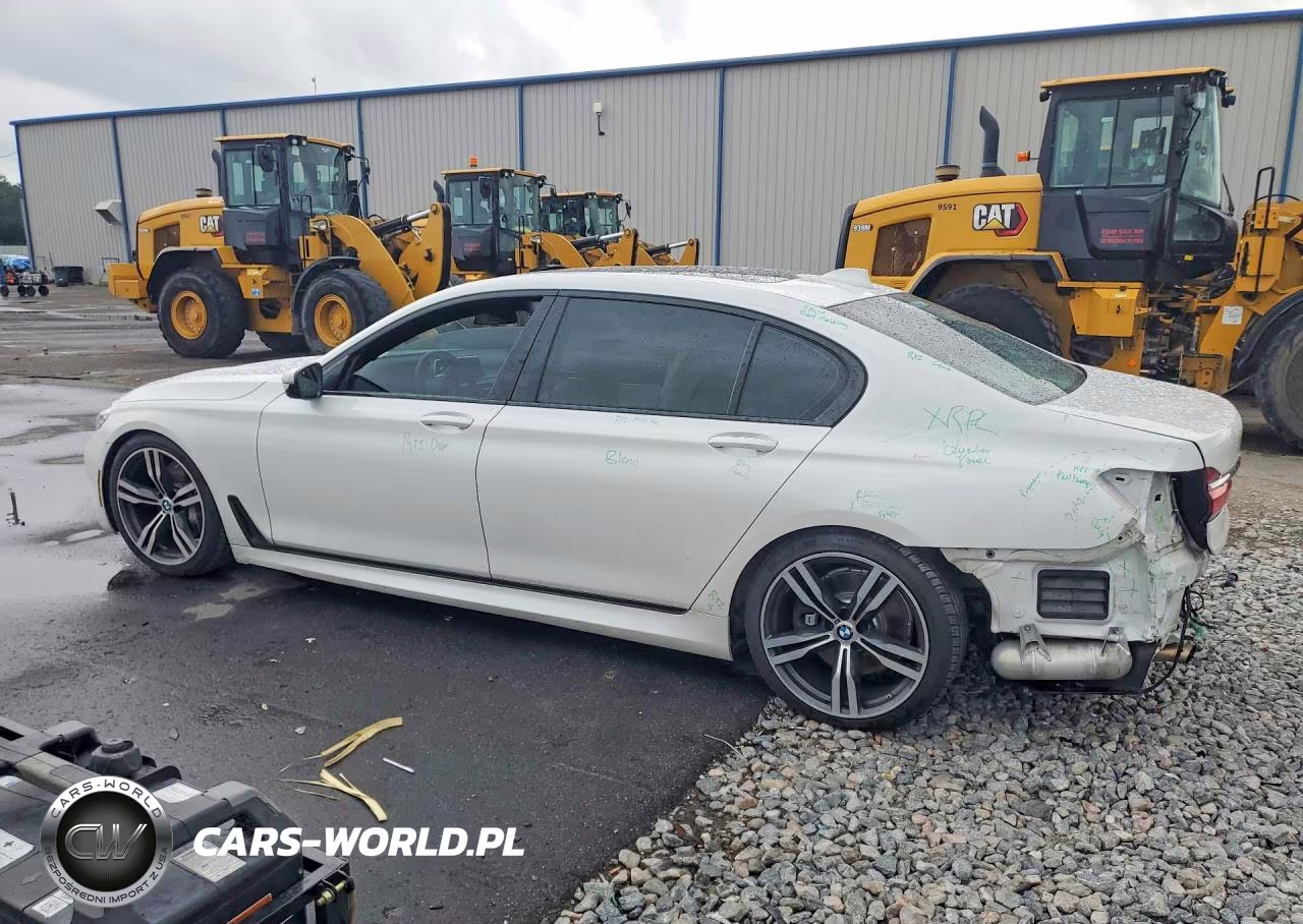 2019 BMW 740 I VIN:WBA7E2C55KB218281 - 2
