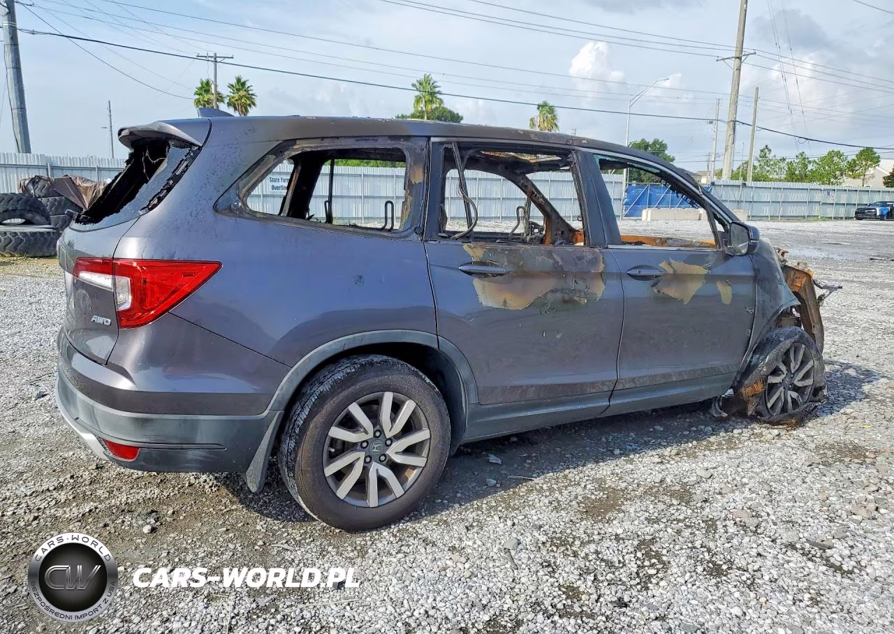 2019 Honda Pilot Exl VIN:5FNYF6H59KB062831 - 3