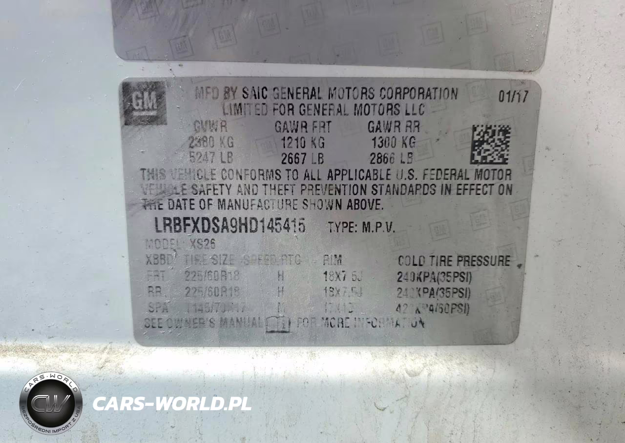 2017 Buick Envision Essence VIN:LRBFXDSA9HD145415 - 13