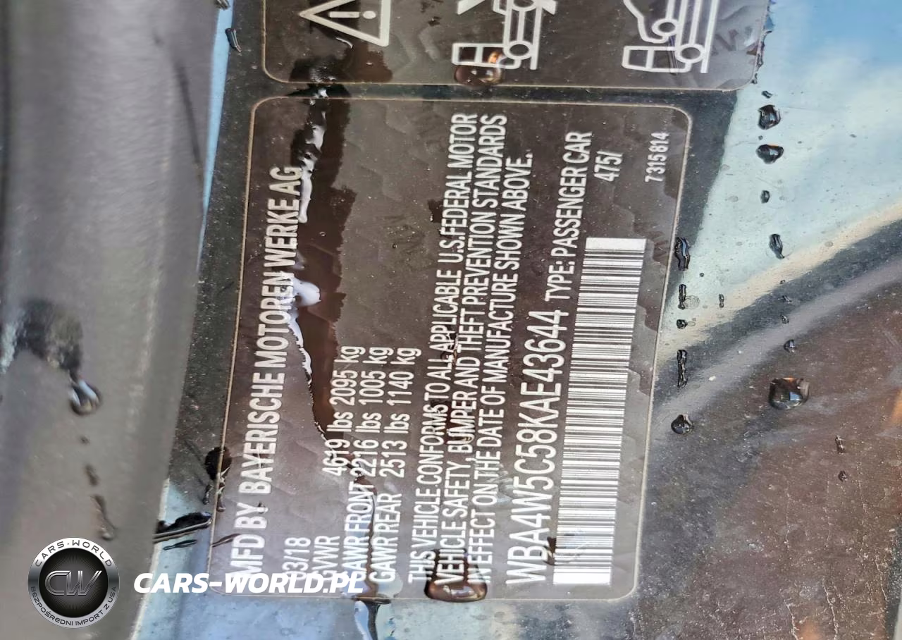 2019 BMW 430Xi VIN:WBA4W5C58KAE43644 - 12