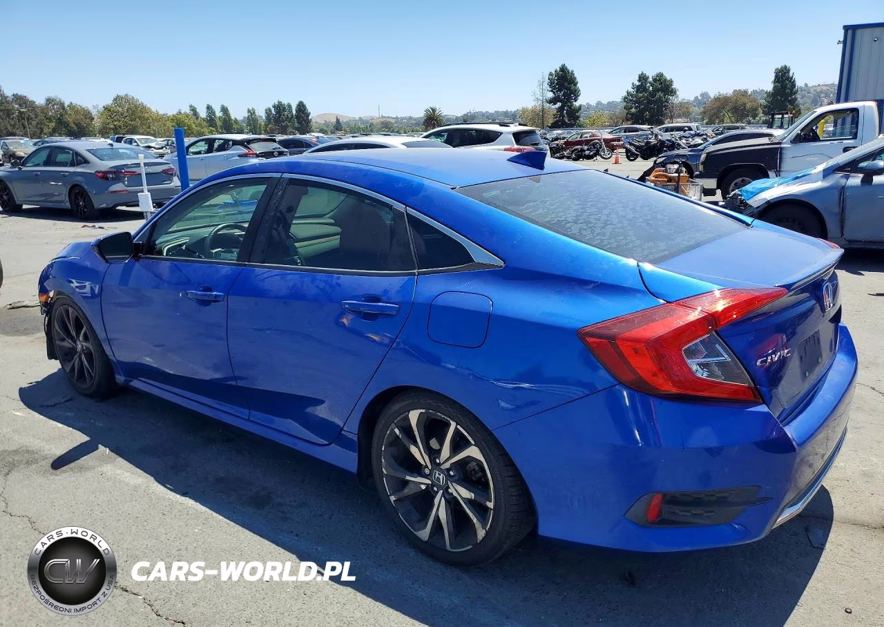 2019 Honda Civic Ex VIN:JHMFC1F31KX006195 - 2