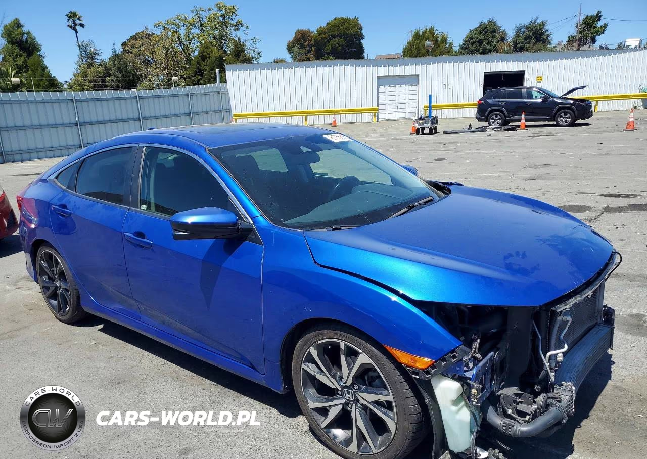 2019 Honda Civic Ex VIN:JHMFC1F31KX006195 - 4
