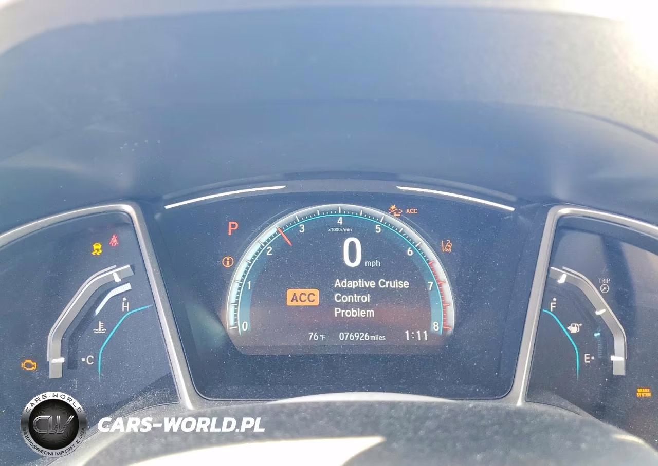 2019 Honda Civic Ex VIN:JHMFC1F31KX006195 - 9